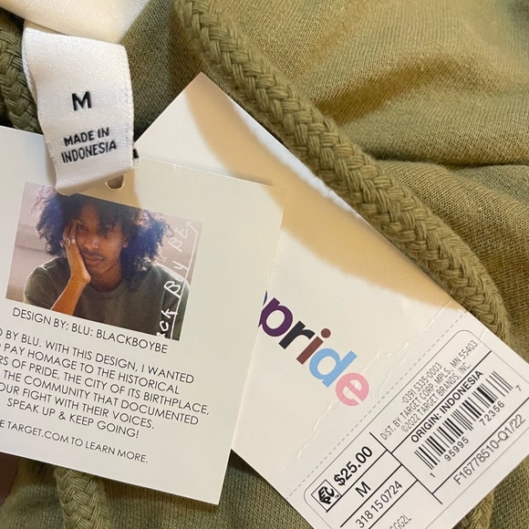 NEW Graphic design LGBQ  PEACE PROJECT 
Olive Green long sleeve - Picture 7 of 9